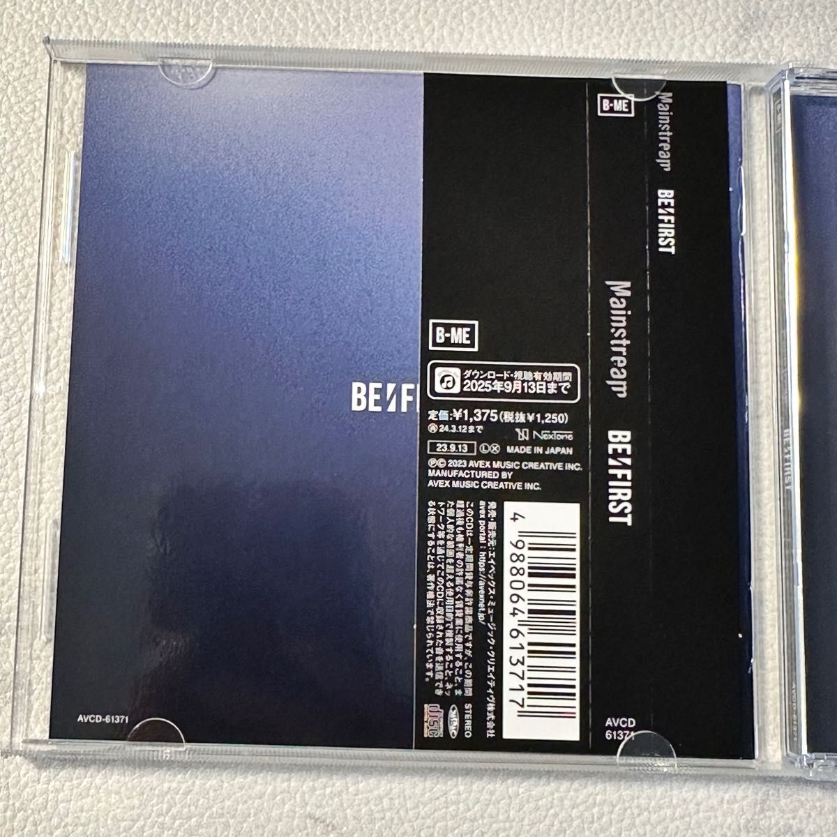 BE:FIRST / Mainstream CD+トレカセットRYOKI