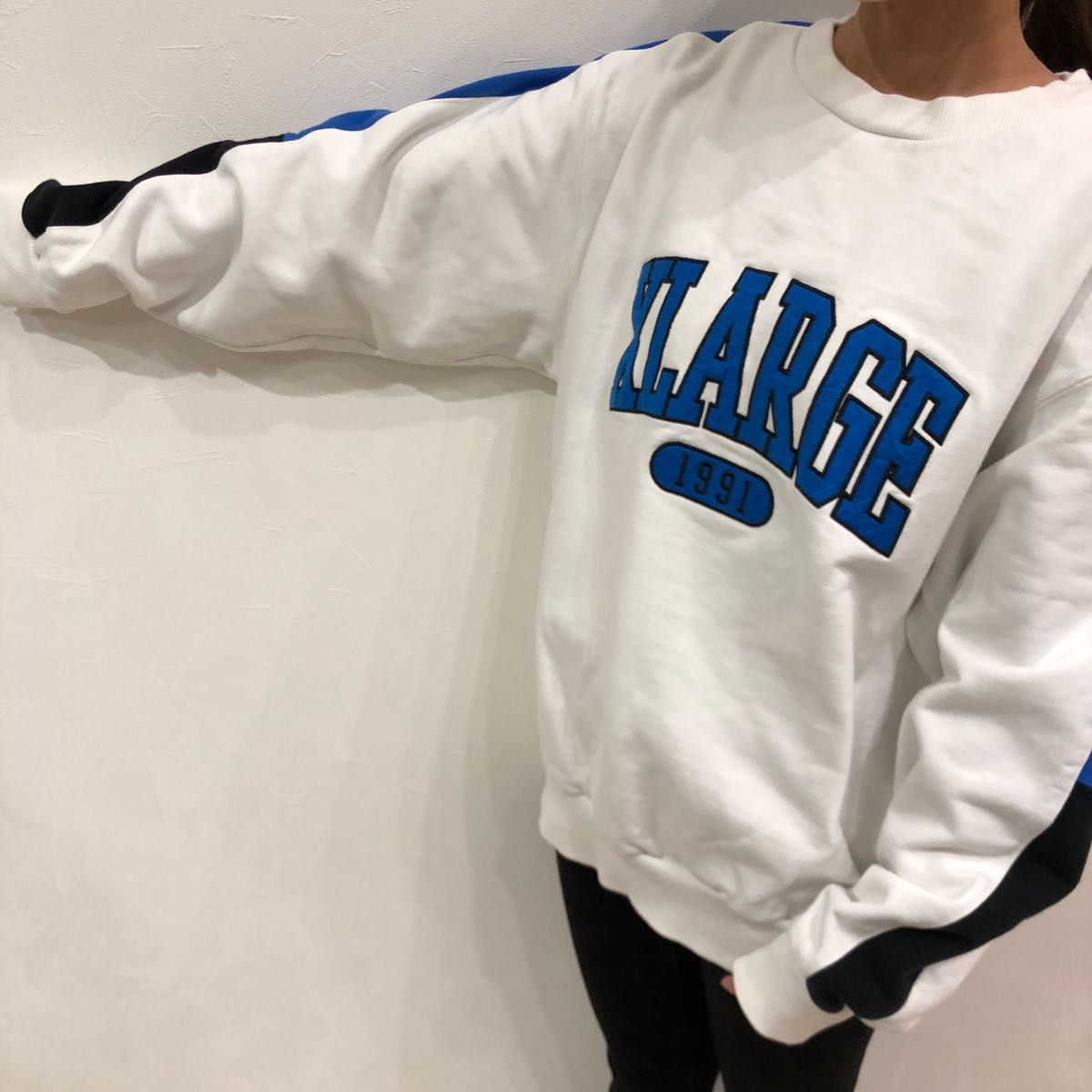 XLARGE エクストララージ 刺繍ロゴ 人気デザイン スウェットM