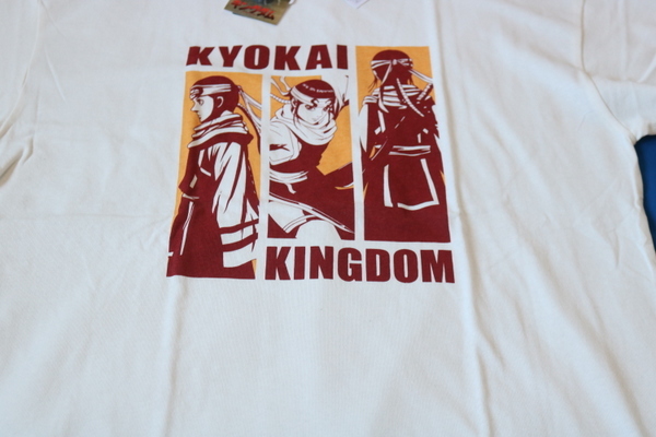 キングダム Tシャツ キョウカイ 白 ユニセックス サイズXL KINGDOM 新品 未使用 の画像2