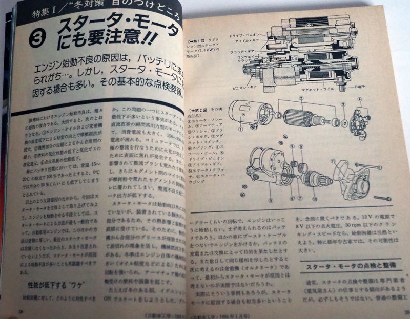 ▲　自動車工学　1　1985年　昭和60年1月1日発行　特集/”冬対策”目のつけどころ　テスト/FFスターレット＆小型4WD車　▲_画像5