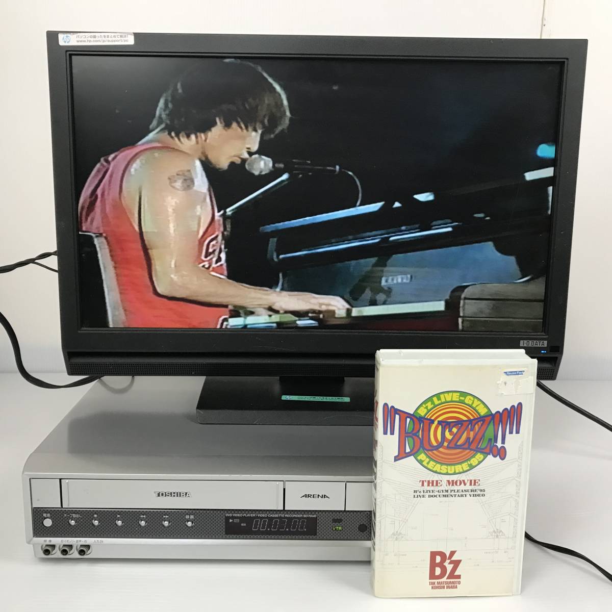 TOSHIBA 東芝 VHS ビデオ DVDプレーヤー SD-RA40 動作品 _画像2