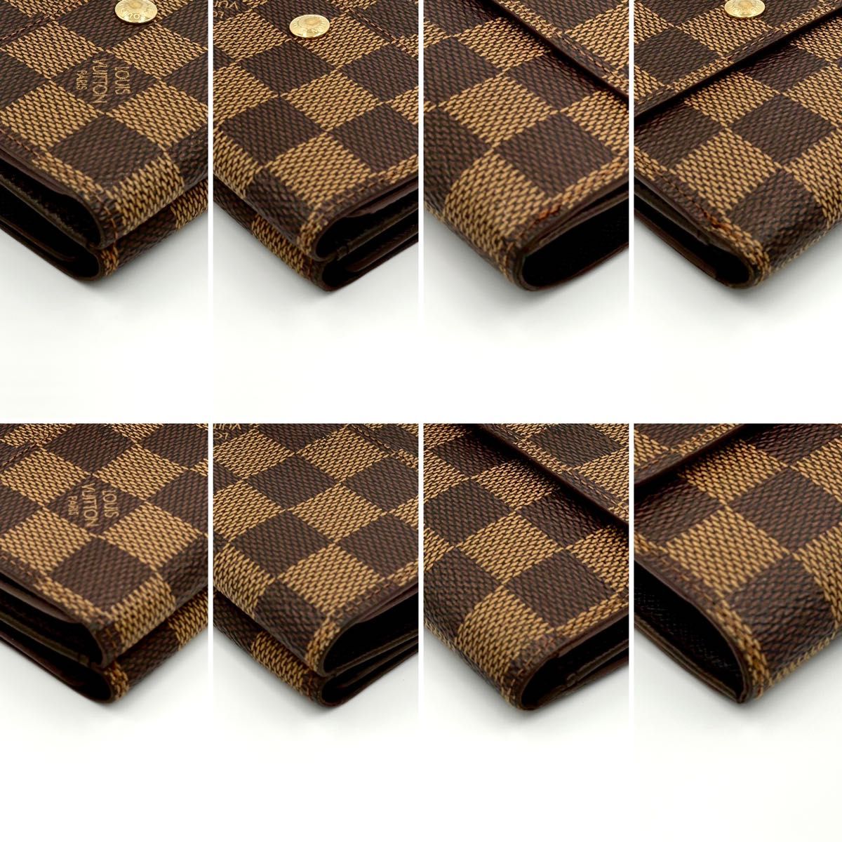 LOUIS VUITTON ルイヴィトン 折財布 ダミエ エベヌ ポルトモネ ビエ