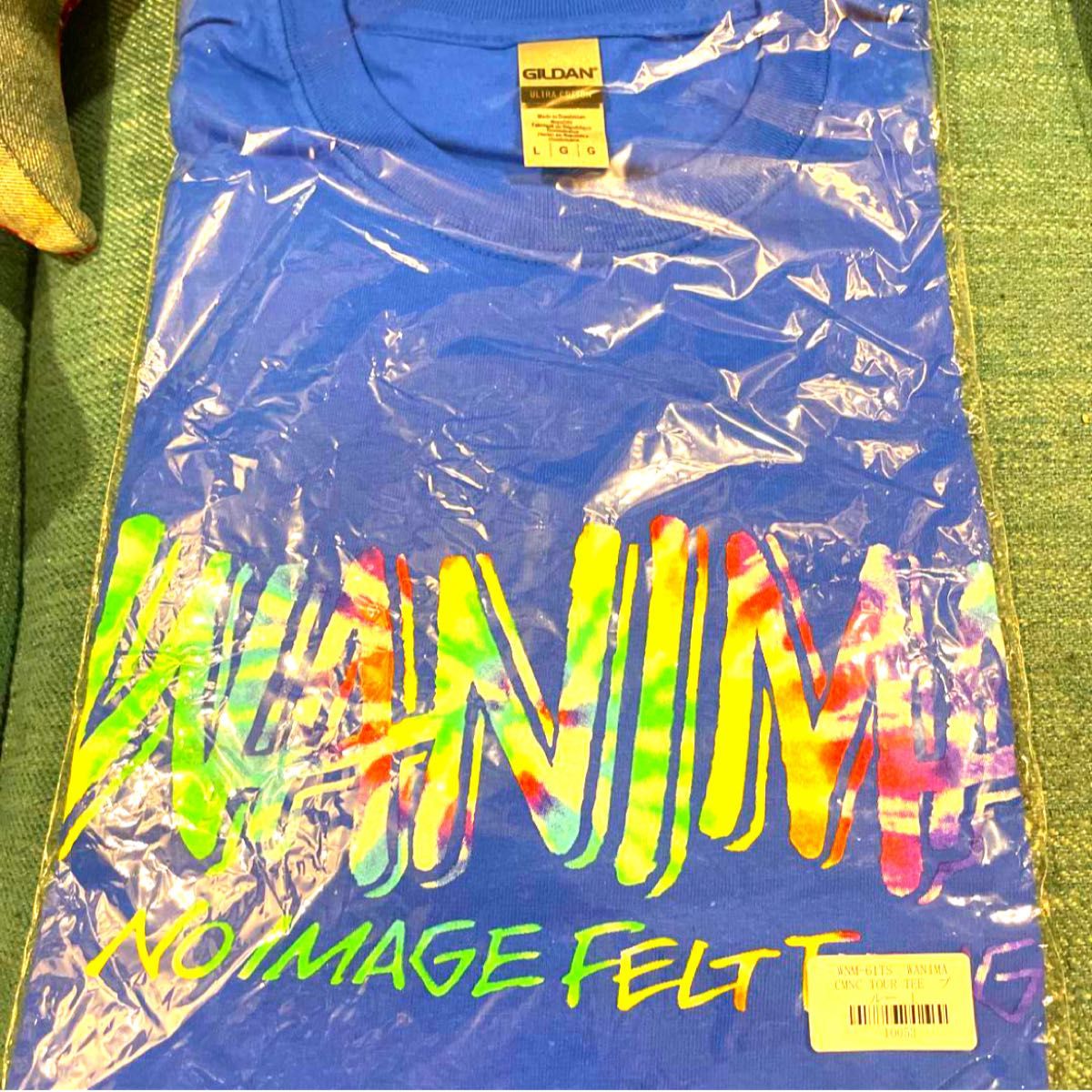 WANIMAライブTシャツCMNC TOURダイダイカラーブルーLサイズ