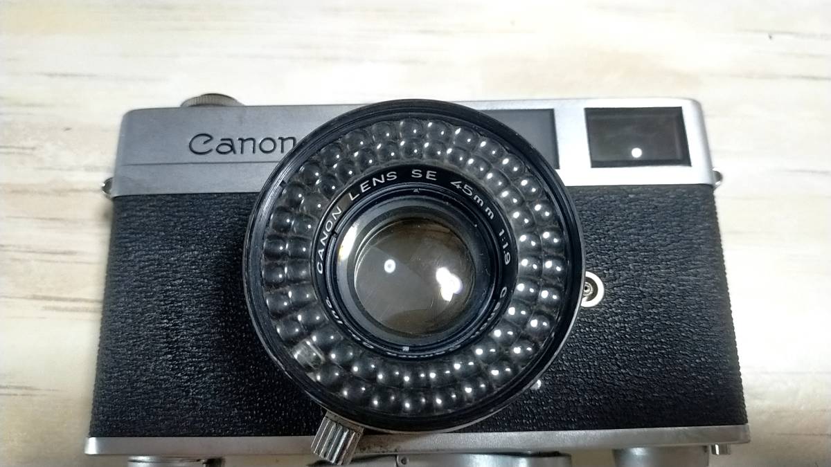 CANON Canonet Film Camera[antique-AT-2] アンティークカメラ 中古 へこみあり 動作未確認の画像3