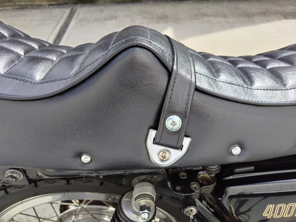 ほぼ未使用 旧CB400F CB400four ヨンフォア ちょび三段シート 2段