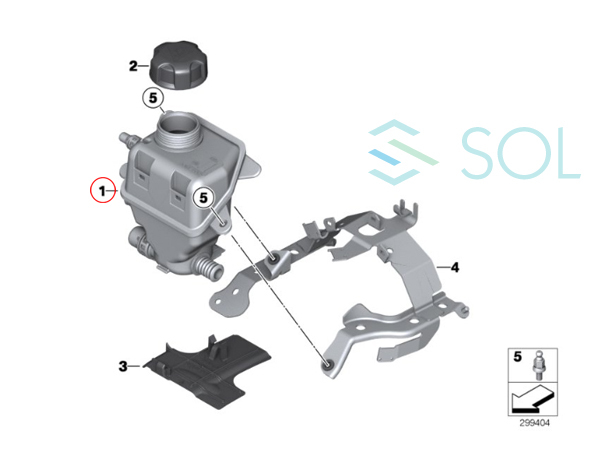 BMW F07 F10 F11 F06 F12 F13 インタークーラー用 リザーバータンク エクスパンションタンク 550i 650i 17137647281 出荷締切18時_画像5