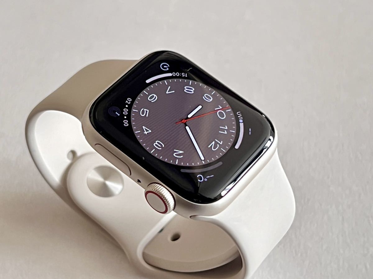 ★ 美品 バッテリー100% ★ Apple Watch SE 第2世代 40mm アップルウォッチ スターライト アルミニウム GPS  Cellular 純正品 製品保証あり