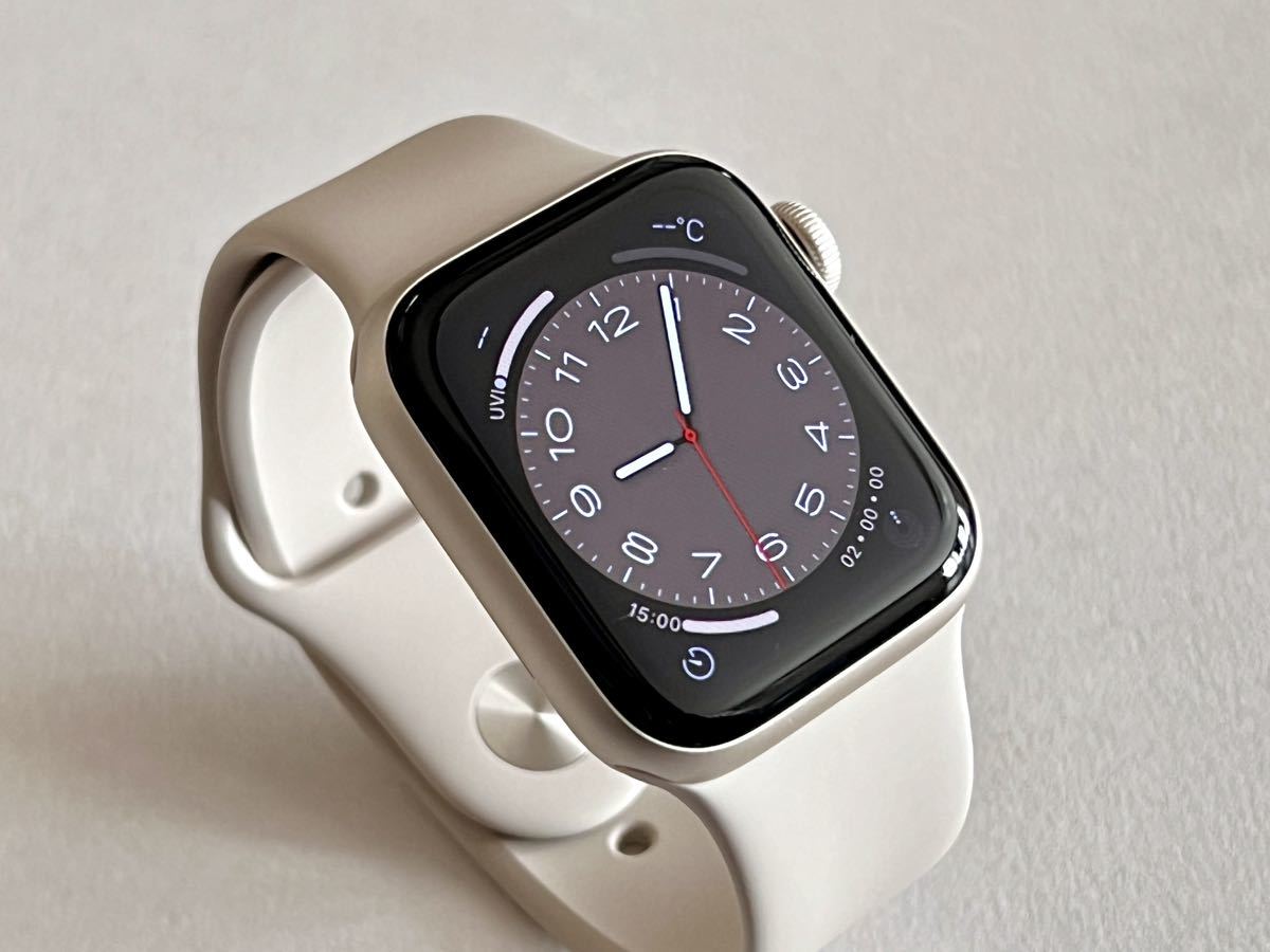 ★ 美品 バッテリー100% ★ Apple Watch SE 第2世代 40mm アップルウォッチ スターライト アルミニウム GPS  Cellular 純正品 製品保証あり