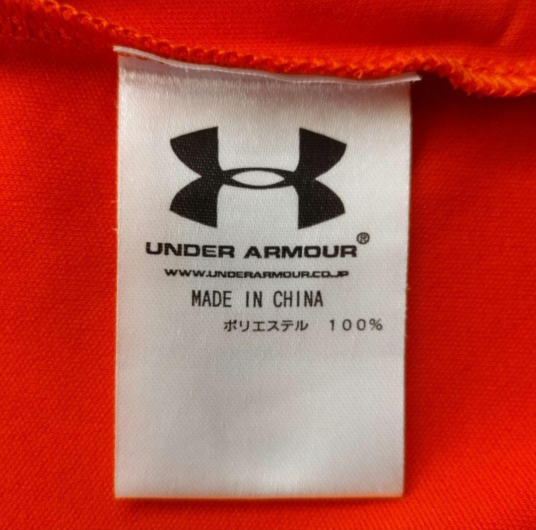 UNDER ARMOUR◆法政大学◆オレンジ◆半袖プラクティスシャツ