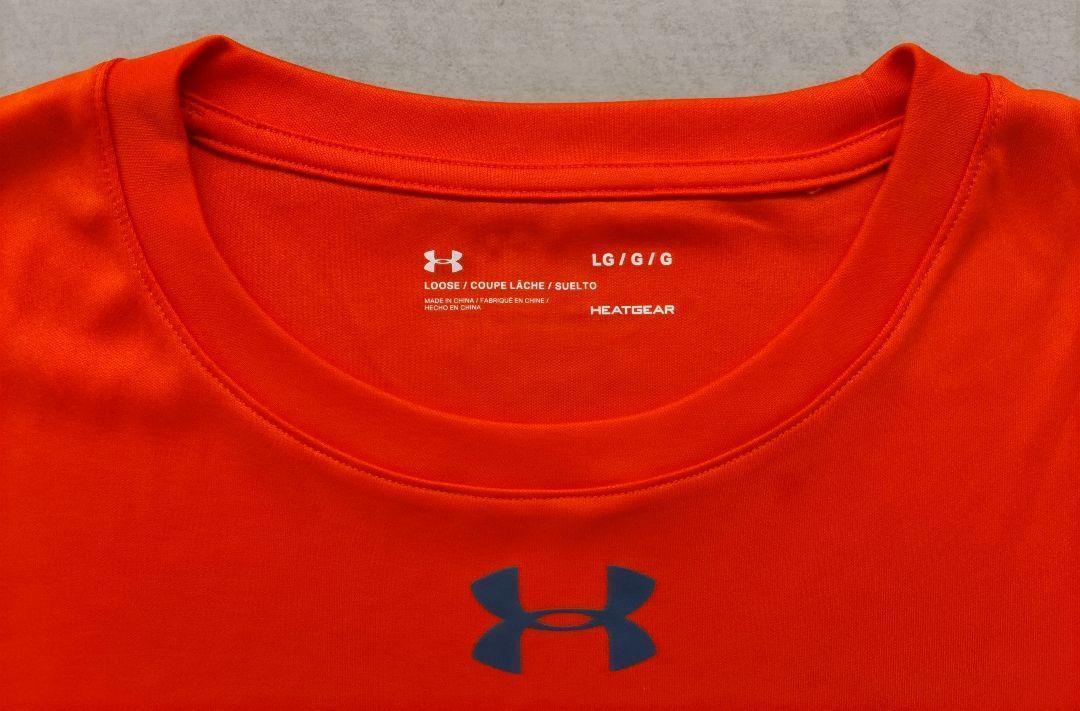 UNDER ARMOUR◆法政大学◆オレンジ◆半袖プラクティスシャツ