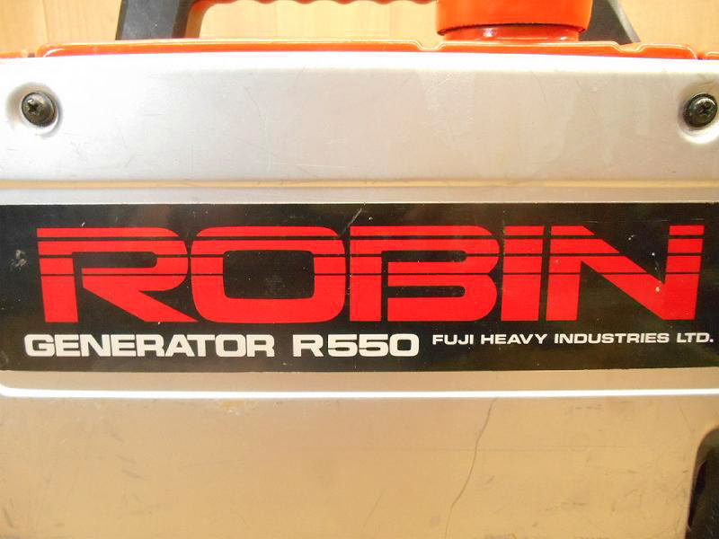 富士重工　富士　ROBIN　ロビン　エンジン発電機　GENERATOR R550　小型　ポータブル　エンジン　発電機　ガソリン　アウトドア　釣り_画像8