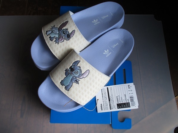 27.5cm アディレッタ ライト HQ6373 ディズニー スティッチ ADILETTE LITE Disney Stitch アディダス adidas サンダル_画像1