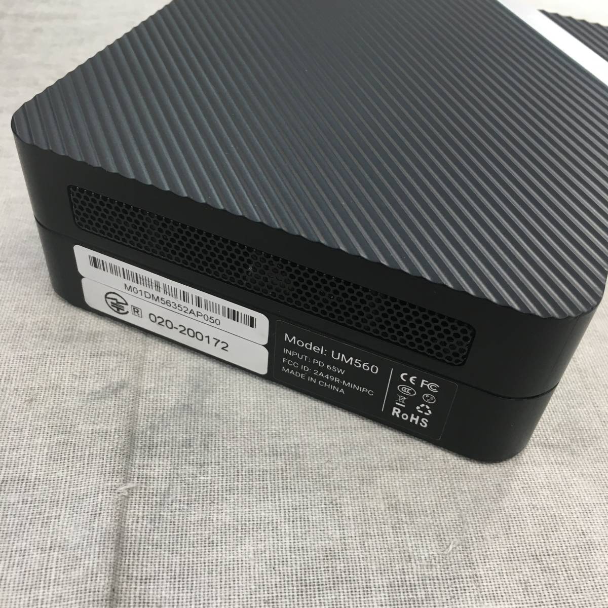 ジャンク品 MINISFORUM UM560 MINI PC ミニ PC AMD Ryzen5 5625U