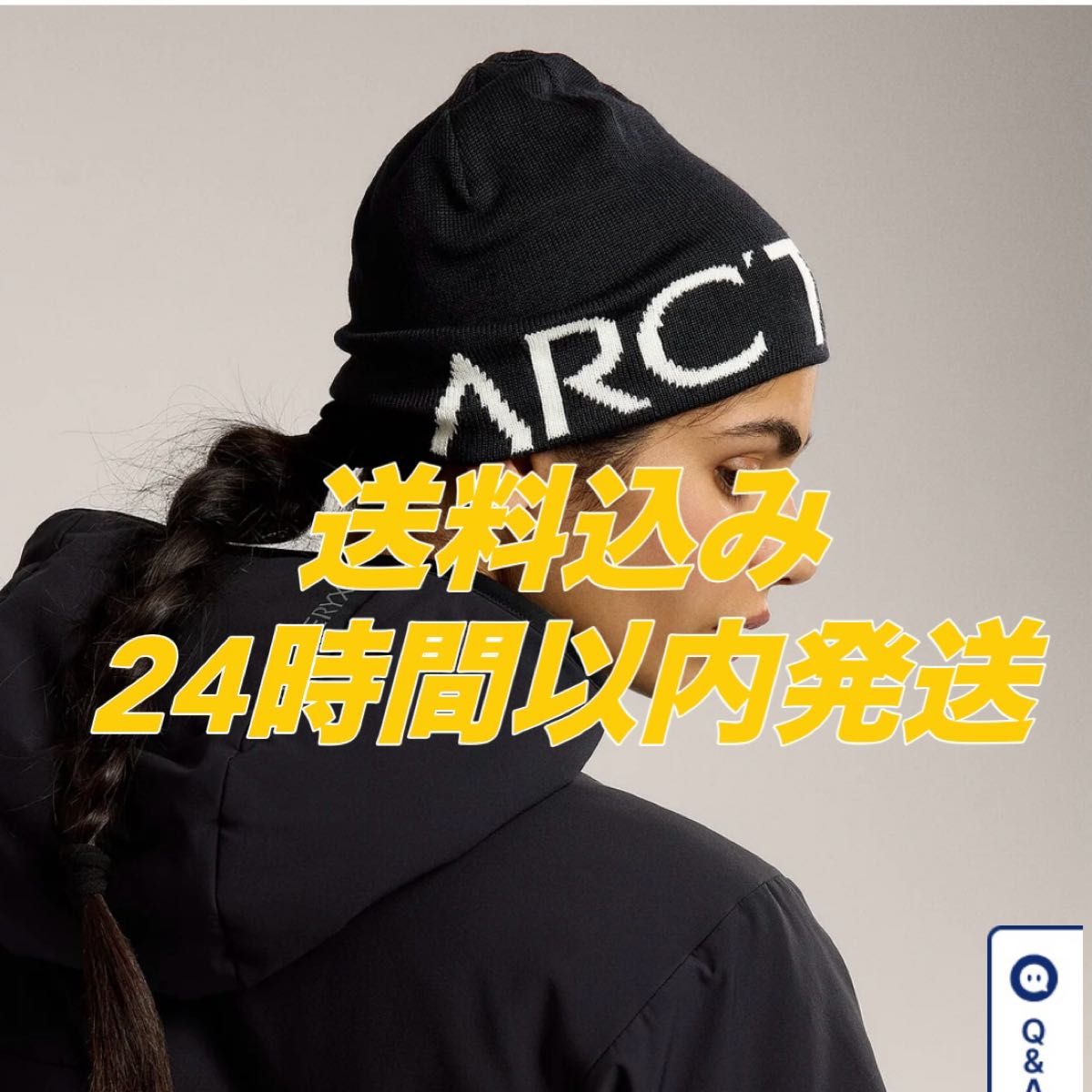 ARC'TERYX アークテリクス ワードヘッドトーク 黒 オルカ ビーニー word head toque ブラック 新品