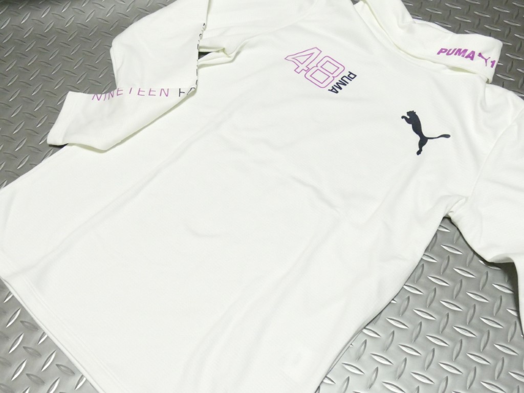 NPU46★秋冬★PUMA GOLF★プーマゴルフ★発熱効果長(zhǎng)袖タートルネックプルオーバー★XL/WT