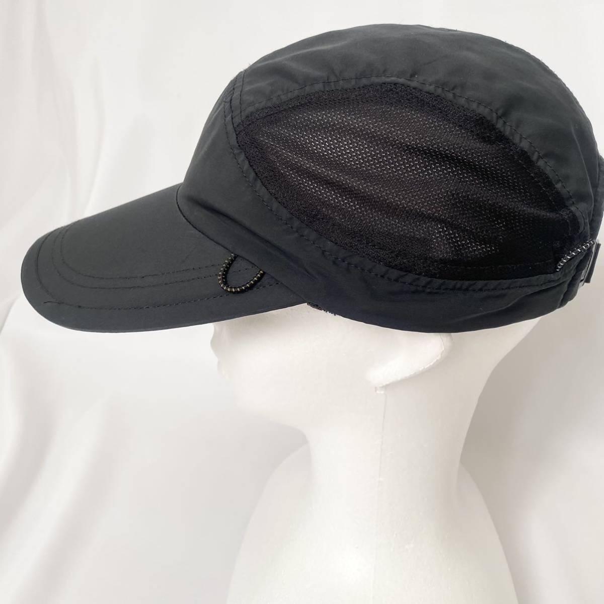  хорошая вещь * THE NORTH FACE North Face колпак шляпа сетка чёрный черный свободный размер бег ходьба спорт 