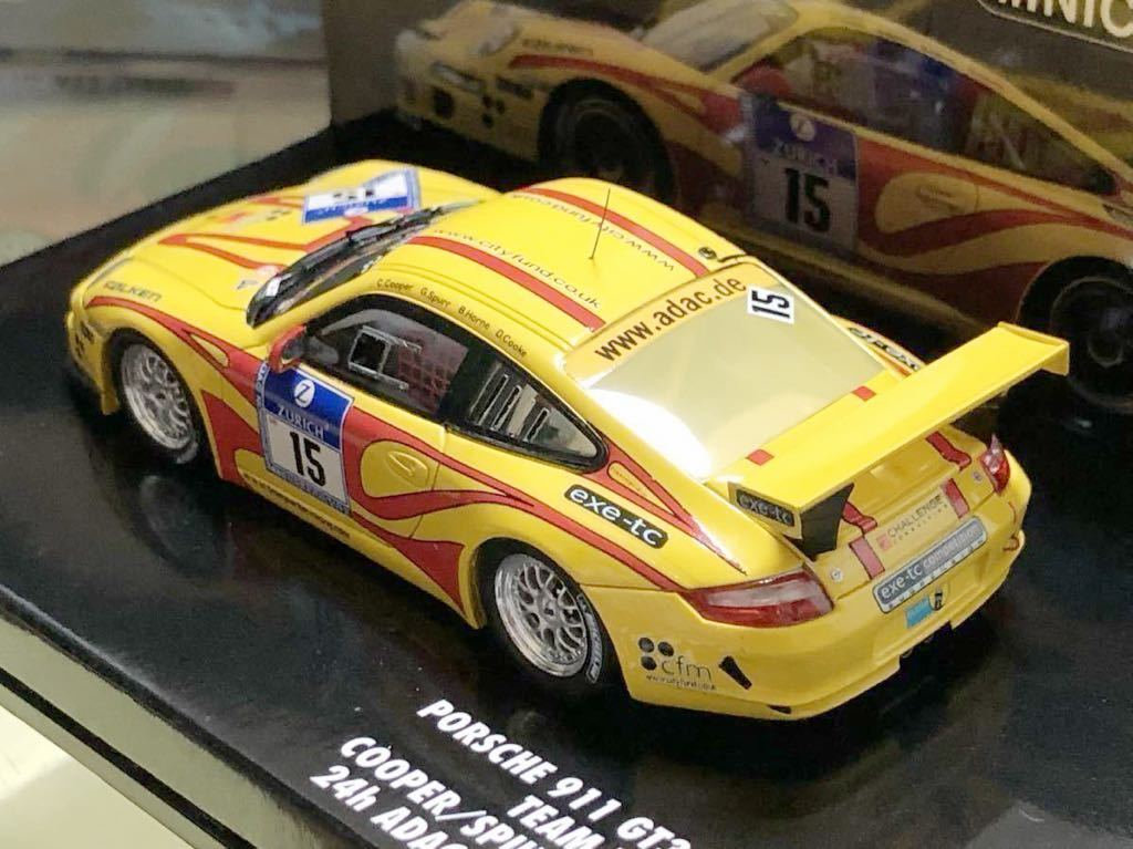 MINICHAMPS EVOLUTION 1/43 Porsche 911 GT3 CUP(997 Ⅱ)・TEAM PARKER RACING・24h ADAC Nurburgring 2010 #15_画像8