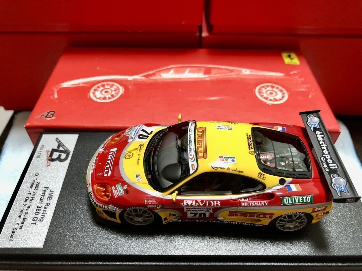 AB Models 1/43 JMB Racing Ferrari 360 GT #70 24h,Le Mans 2003_画像9