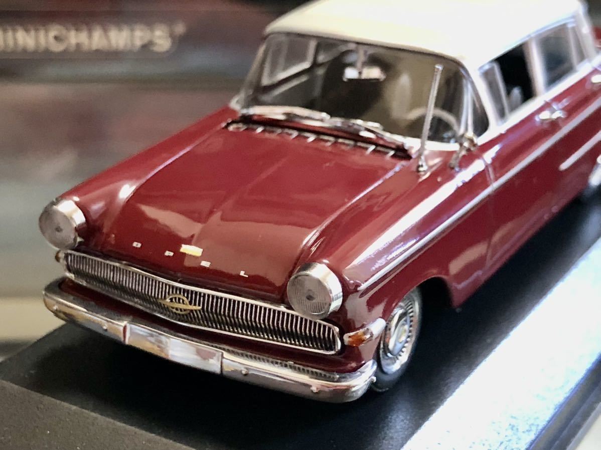 MINICHAMPS ミニチャンプス 1/43 Opel Kapitaen P2 1959 Dark Redの画像4