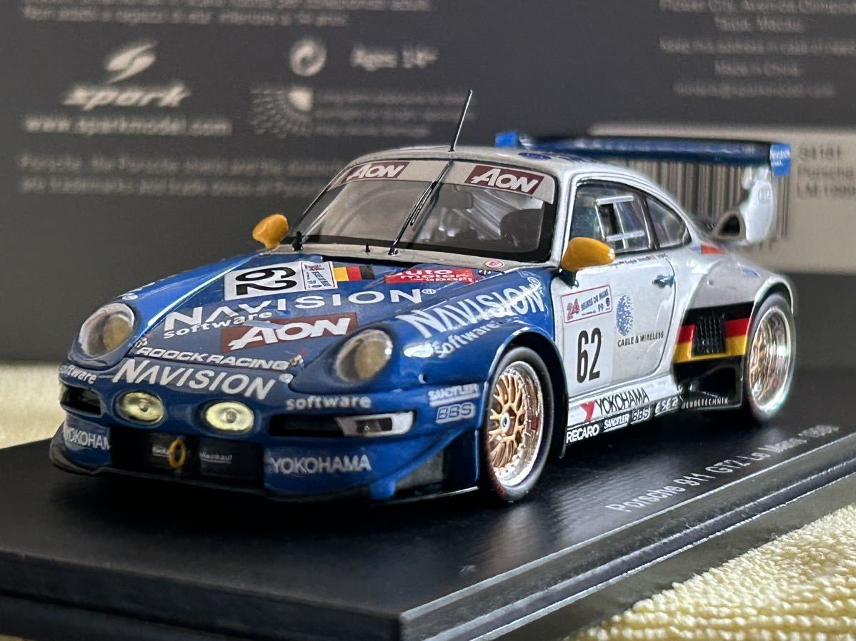 スパーク spark 1/43 Porsche 911 GT2 #62 Le Mans 1999 [S4181]