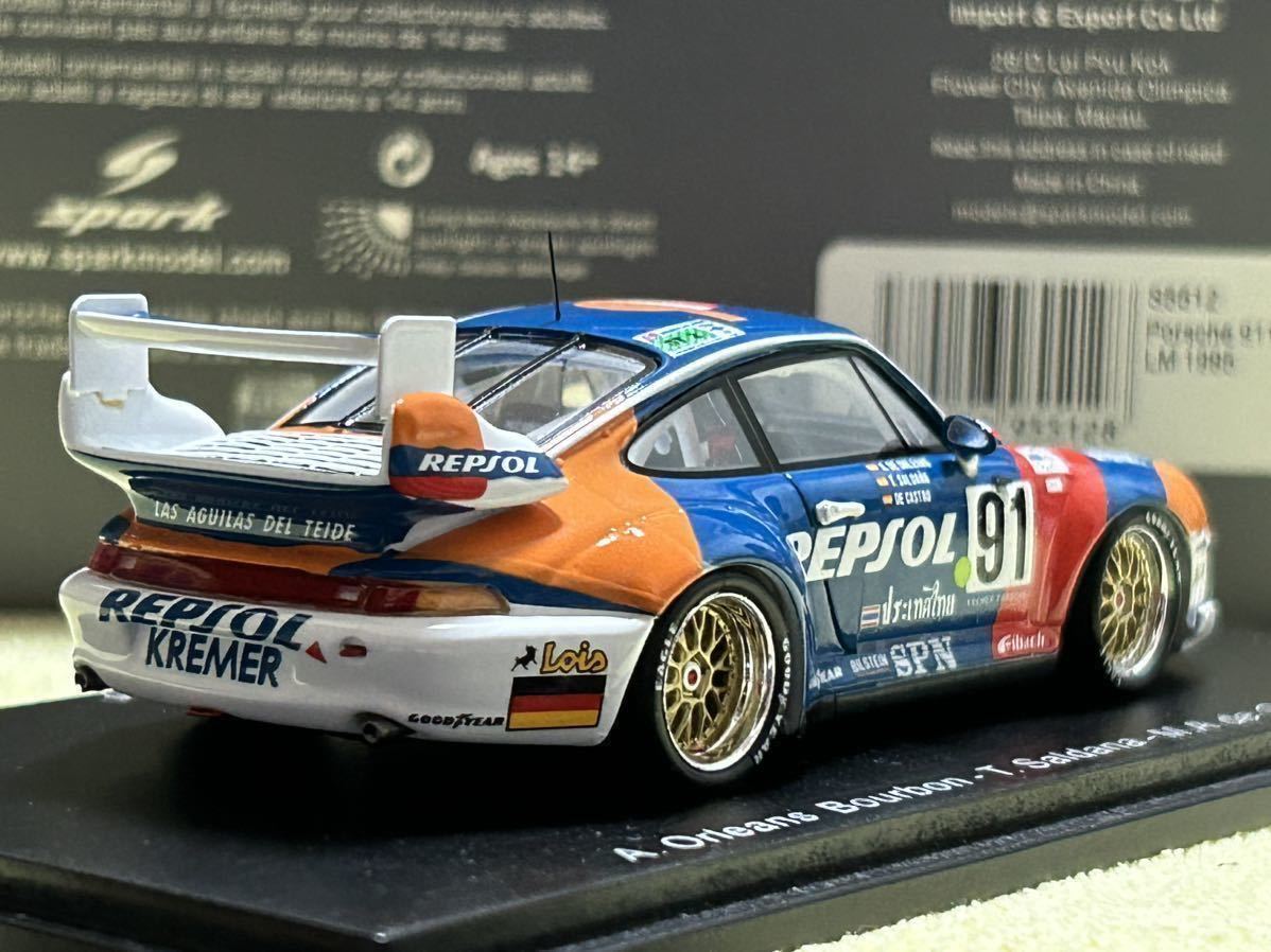 スパーク spark 1/43 Porsche 911 GT2 #91 Le Mans 1995 [S5512]_画像3