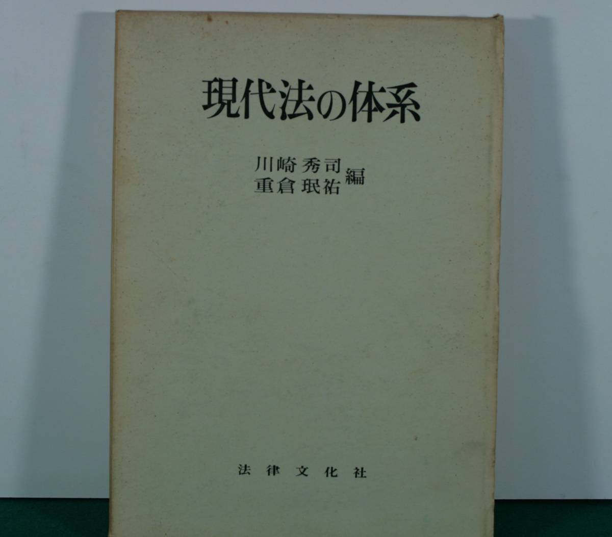 現代法の体系　川崎秀司・法律文化社_画像2