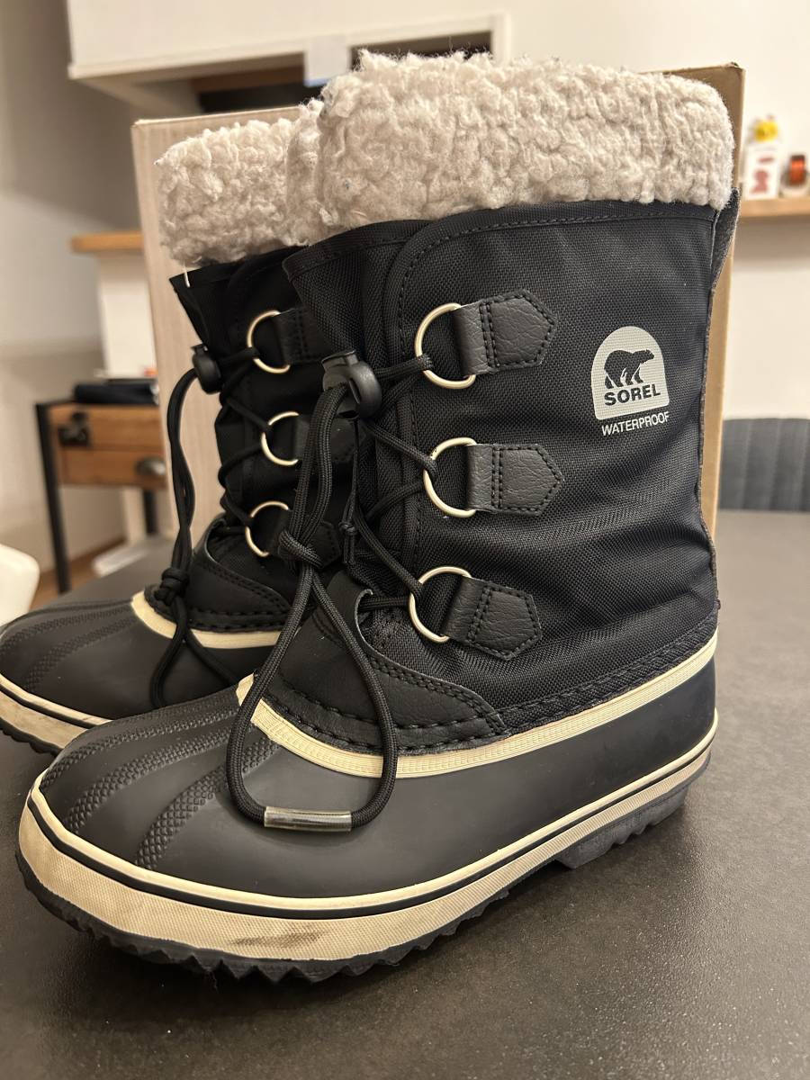 SOREL 子供用スノーブーツNY 1879-010 美品（サイズ：22）－日本代購代