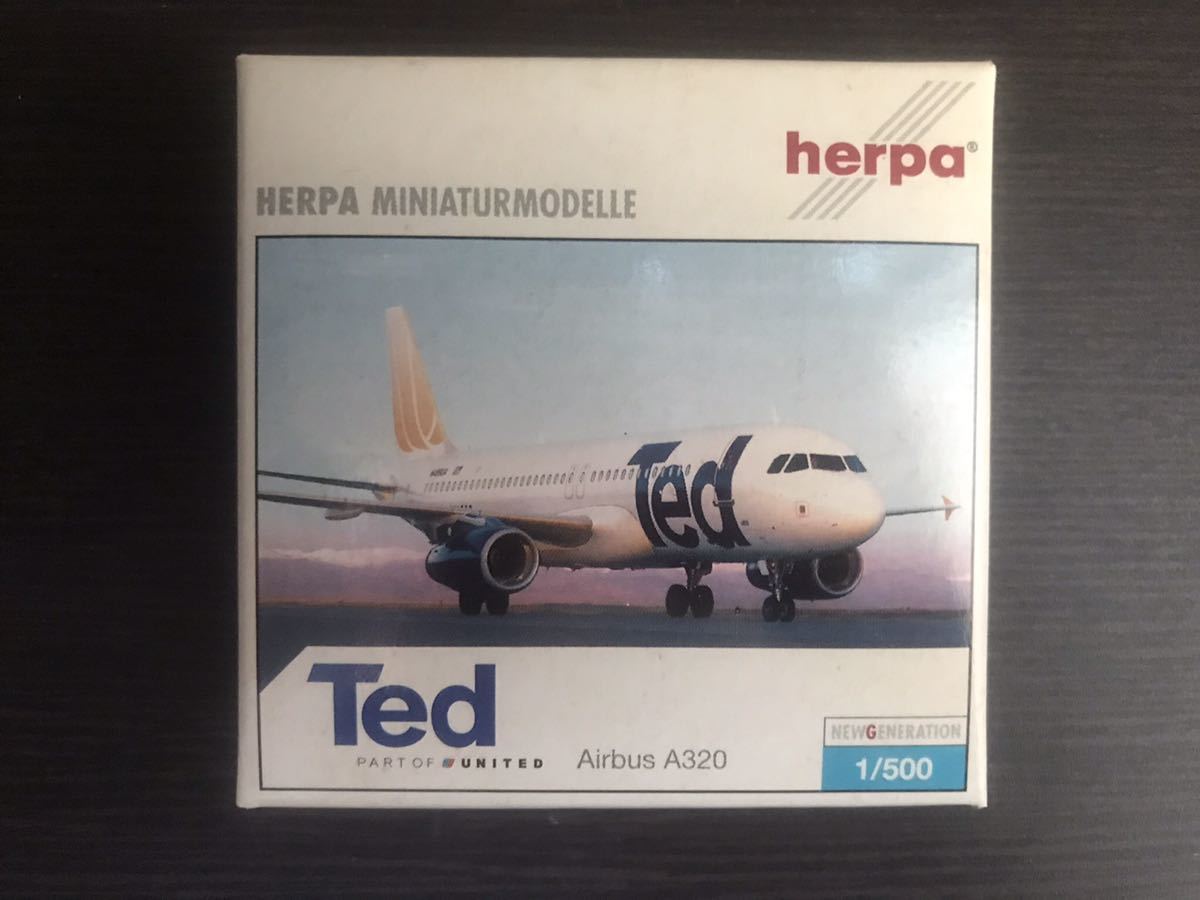 herpaヘルパ　1/500★テッド(ユナイテッド)　A320_画像4