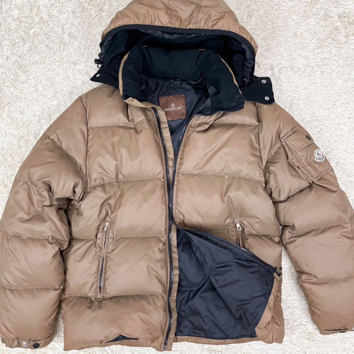 モンクレール MONCLER バジーレ BAZILLE 最高級 茶タグ フード着脱可能