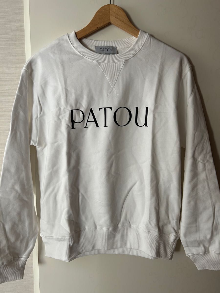 patouトレーナースウェットMサイズ新品未使用白ロゴ