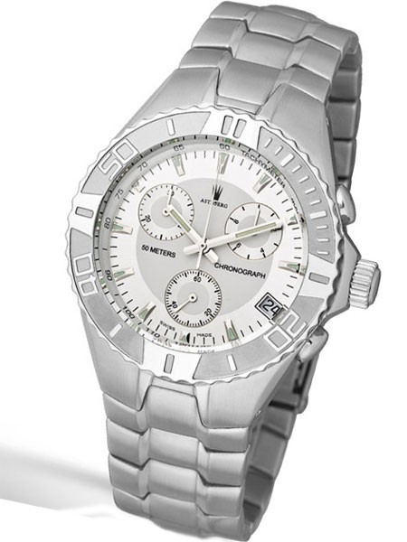最安価格 【新品・高級品】スイス製 クォーツ クロノグラフ 腕時計