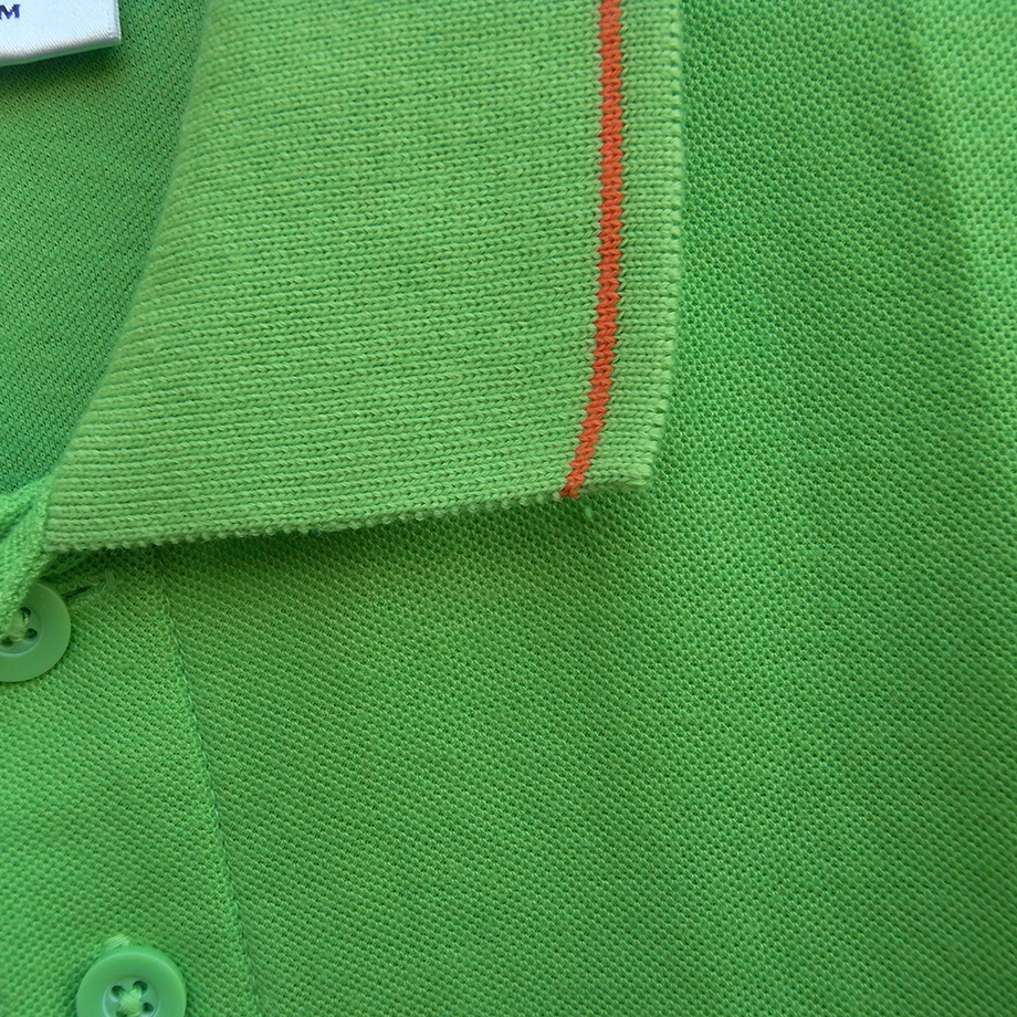 ［hu0214］SGT’PEPER’S 蛍光グリーンのようなグリーンのポロシャツ　M_画像5
