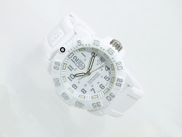  Luminox LUMINOX navy seal z lady's wristwatch 7057 7057-whiteout quarts white out 