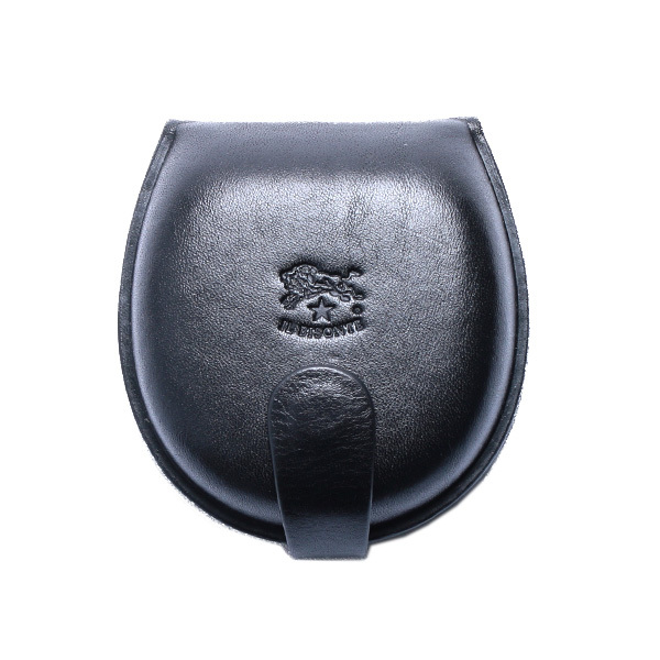 絶妙なデザイン BISONTE IL イルビゾンテ コインケース ブラック レディース メンズ 153 P C0543 馬蹄型 小銭入れ 財布
