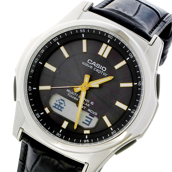 カシオ CASIO 電波 ソーラー メンズ 腕時計 WVA-M630L-1A2JF ブラック 国内正規 ブラック