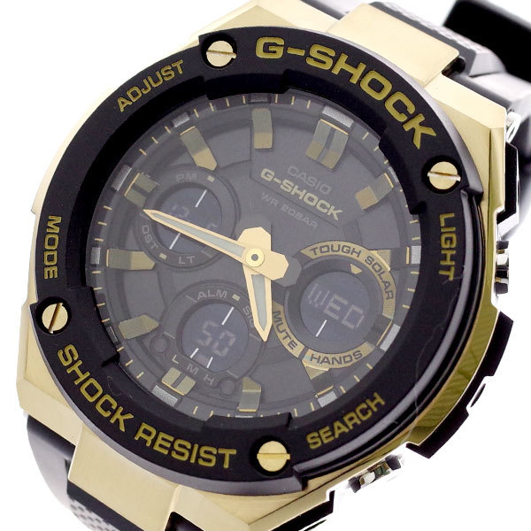 カシオ CASIO 腕時計 メンズ GST-S100G-1A Gショック G-SHOCK クォーツ ブラック ブラック