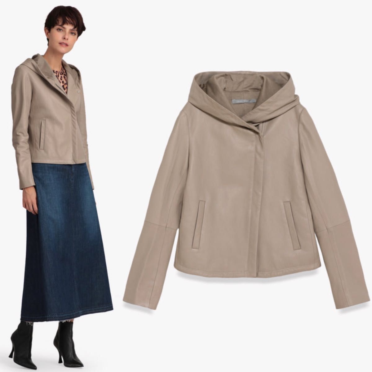 theory luxe レザー フーデットジップジャケット|Yahoo!フリマ theory luxe レザー フーデットジップジャケット|Yahoo!フリマ