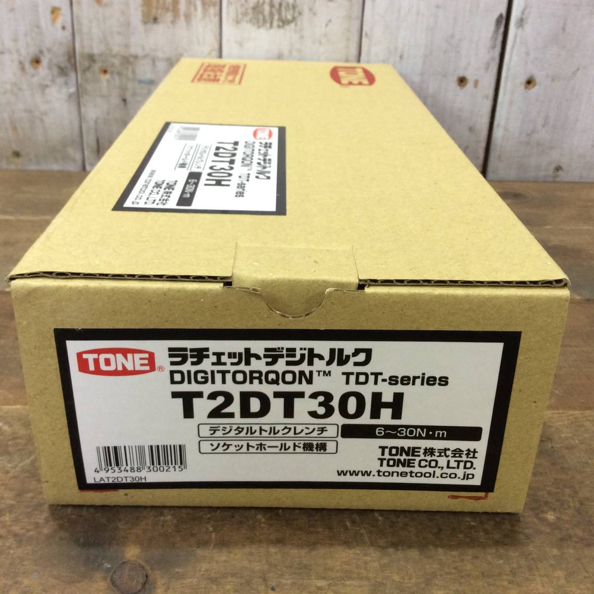 【AH-02384】新品未使用品 TONE トネ 6.35sq. ラチェットデジトルク T2DT30H 測定範囲[6～30Nm]_画像3