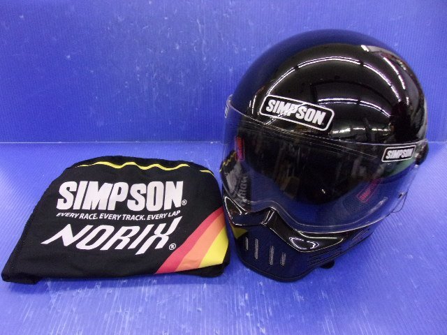 T【416】SIMPSON シンプソン M30 フルフェイスヘルメット Lサイズ 2021年製 ブラック