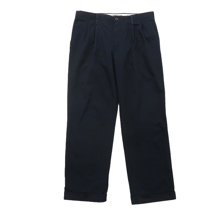 古着 ドッカーズ DOCKERS チノパンツ ツータック ネイビー サイズ表記：W34L30　gd67126_画像1