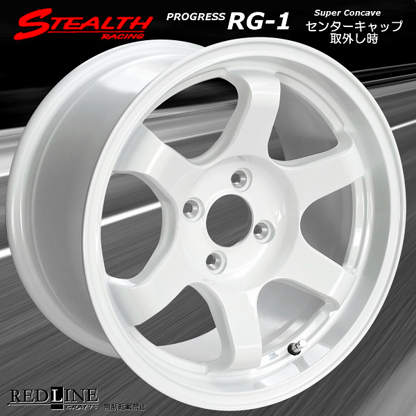 ■ ステルスレーシング RG-1 ■ 15x8.0J+30　PCD100/4H　スーパーコンケイブ/カスタムサイズ, 走り屋さん/チューニングカーに!!_画像3