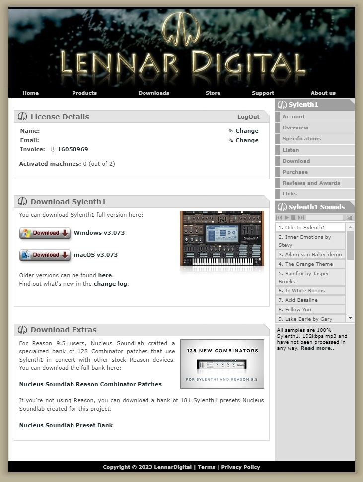 【正規品】LennarDigital Sylenth1 送料込み　アカウント譲渡 ライセンス譲渡　MAC WIN　DTM プラグイン シンセ　EDM_画像2