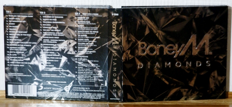 BONEY M ボニーM/DIAMONDS★40周年記念3CDベスト★ディスコ_画像1