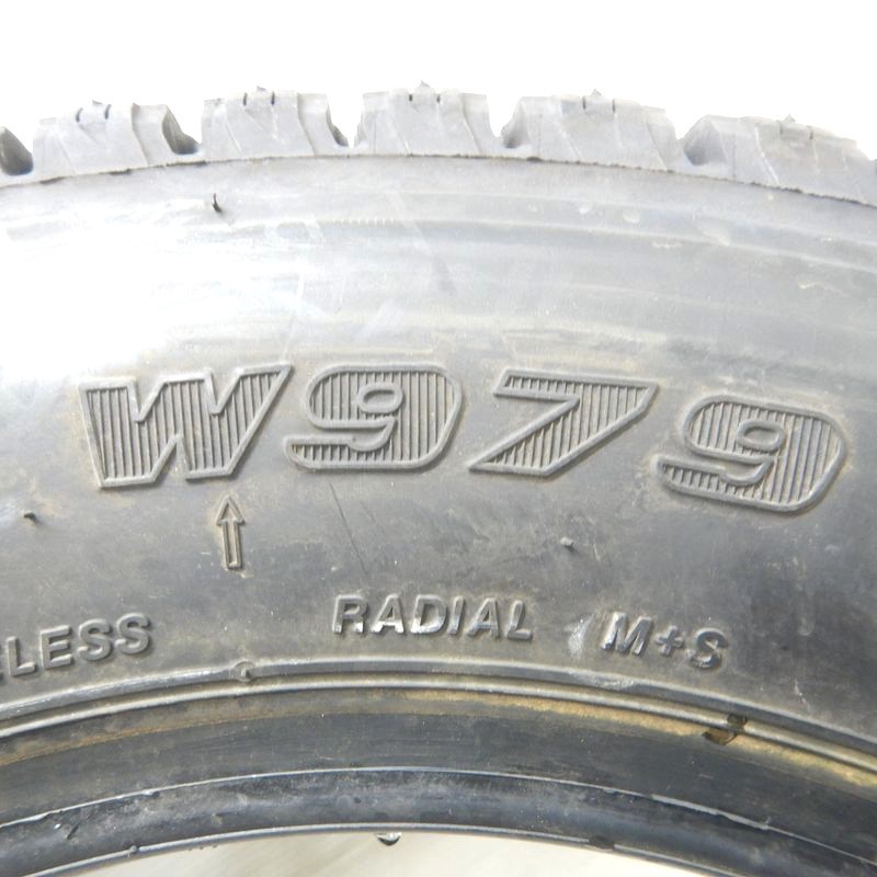 中古タイヤ 185/65R15 101/99L BRIDGESTONE BLIZZAK W979 スタッドレスタイヤ 6本セット エルフ 中古 15インチ_画像4