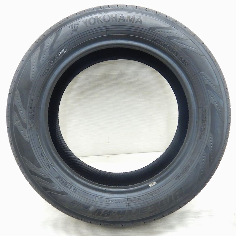 中古タイヤ 185/60r15 タイヤ YOKOHAMA BluEarth RV-03 1本 単品 シエンタ ベルタ ヴィッツ グレイス 中古 15インチ_画像2