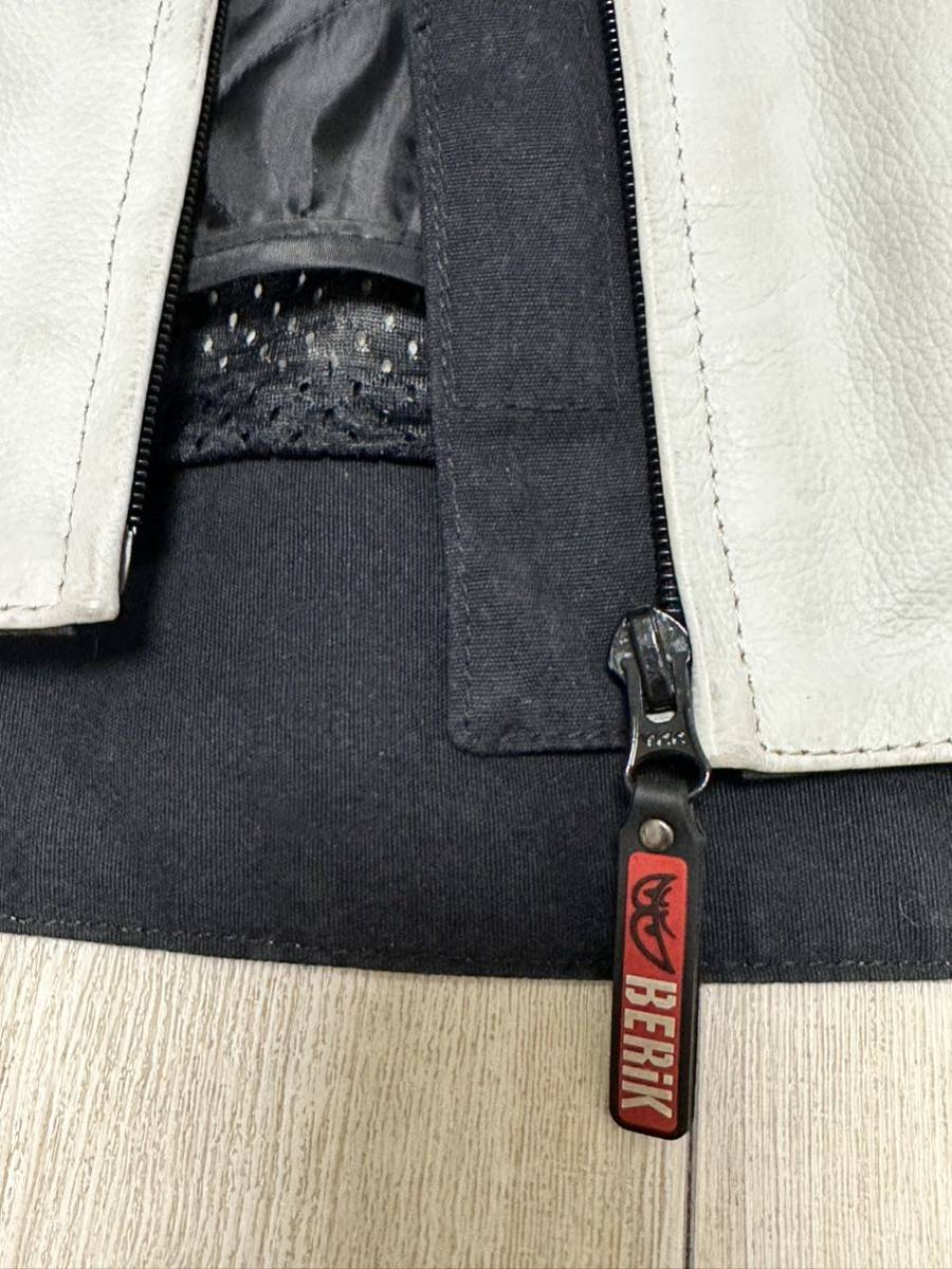  Berik leather jacket 52 size secondhand goods [ for searching ] Kawasaki Ducati Aprilia 