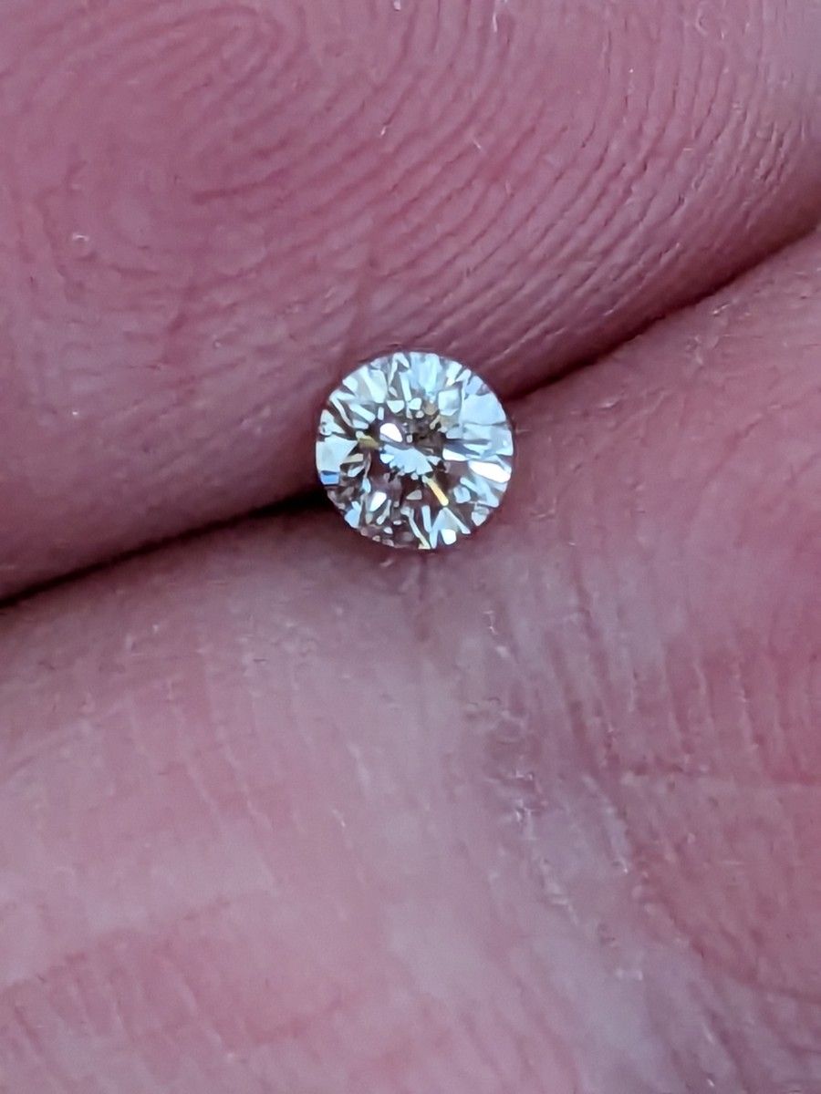 Fカラーダイヤ、0.188ct、VS-2