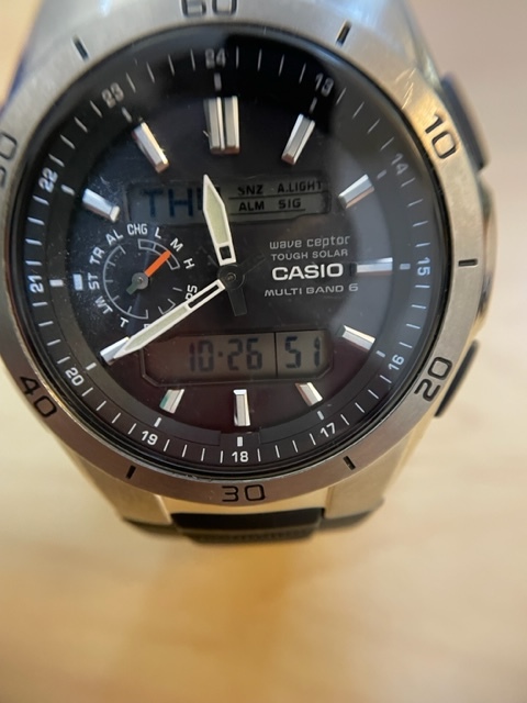 CASIO WVA-M650 wave ceptor カシオ ウェーブセプター 稼働 マルチバンド6 腕時計 電波ソーラー_画像2