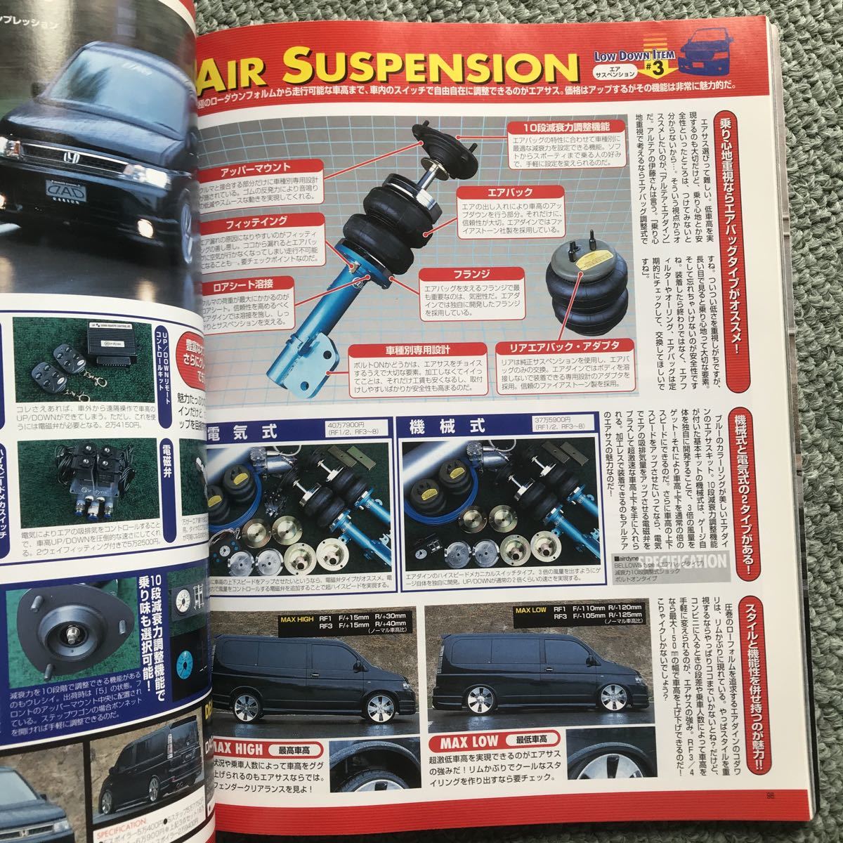 ステップワゴン ドレスアップ マニュアルRF1～8 本 雑誌 RF5 RF7 HONDA ホンダ カスタム 改造の画像8