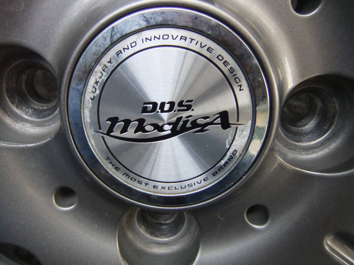 Weds D.O.S MODICA アルミホイル 1台分 14X4.5J 4H 100PCD OFF+45 売切り 個人様宅宛てへの発送は不可_画像2